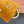 Leather Bag Charm With Key Yellow Orange Suede 240341