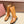 LP Mid-Calf Boots 20mm Brown Cowhide Sheepskin 447744