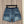 Miu 2026 Retro Cargo Denim Shorts Blue Cotton 443831