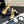 CC Slingback Block Heel Beige Black Leather 864113