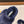 LV Flat Mule Charcoal Blue With Fur Monogram Suede