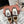 LP Katharina Sneaker In White Mix Earth Brown Denim Fabric 997607