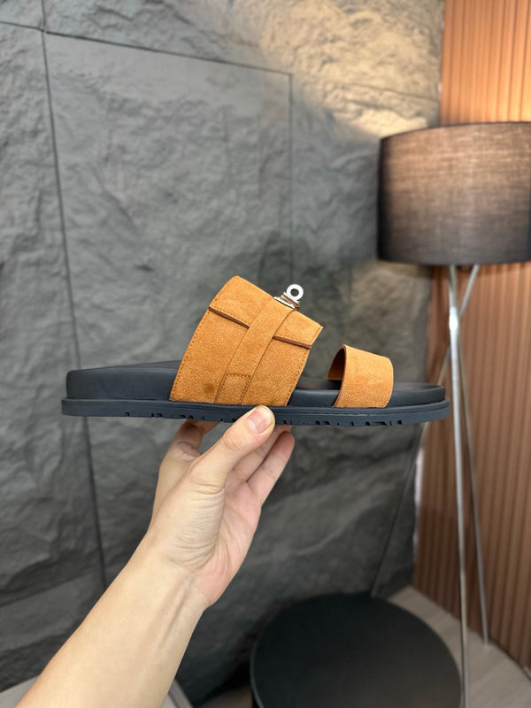 HM Men's Jackson Sandals Brown Suede 686960