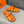 HM Men's Chypre Sandals Orange Cowhide 686987