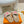 LV Fur Slippers Light Brown With Pink Text Pure Wool