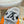 LV Fur Slippers White With Black Text Pure Wool