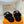 LV Fur Slippers Black With White Text Pure Wool