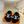 LV Fur Slippers Black With White Text Pure Wool