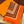 Selle De Dignitaire Bandana Shawl 200 CM In Orange Red Colorful Cashmere 265333