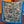EXOTIC PARADISE CASHMERE SCARF 200 CM COBALT BLUE MIX COLORFUL CASHMERE
