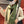 HIGH-END SCARF 180 IN MOSS GREEN MIX BEIGE CASHMERE