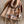 SCARF 200 CM IN MEDIUM BROWN CASHMERE WITH COLORFUL FLOWER 405254