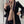SCARF 200 CM IN KHAKI BROWN MIX BLACK CASHMERE 405264