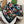 GG Horsebit 135CM Black Colorful Cashmere Silk 275259
