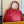 LV Alma BB Handbag Red Grained Cowhide