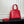 LV Alma BB Handbag Red Grained Cowhide