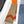 SCARF 190 CM IN RUST ORANGE MIX LIGHT YELLOW CASHMERE 370396