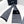 SCARF 180 CM IN SHARK GRAY MIX BLACK CASHMERE 389977