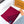 SCARF 180 CM IN HIBISCUS RED CLASSIC MONOGRAM CASHMERE 396438