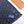 SCARF 180 CM IN PRUSSIAN BLUE CLASSIC MONOGRAM CASHMERE 396439