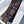 SCARF 180 CM IN BLACK AND RUSSET BROWN CASHMERE 407241