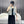 Dressage Tressage Shawl 140 CM In White Black Colorful Silk