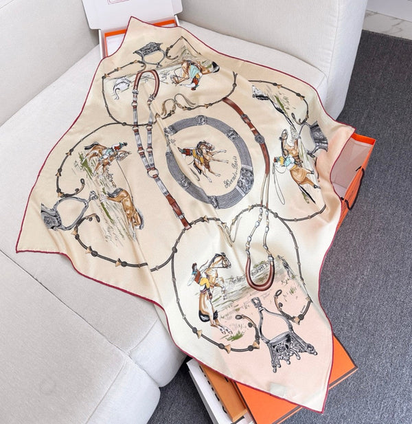 HM 26s Scarf 90 In Silk 303213