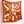 HM 25s Glove Time Scarf 135cm Orange Wool Mulberry Silk 971107
