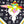 LV x TM SUPERFLAT 140cm Black Multicolor Silk Wool 978740