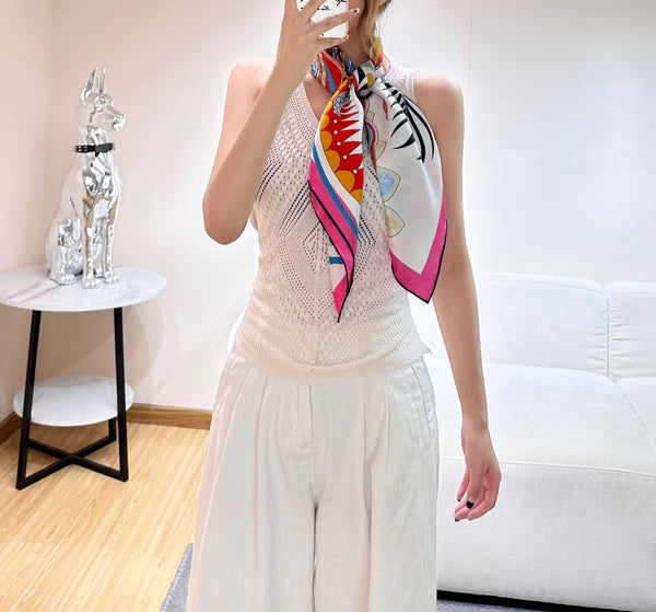HM 26s Scarf 90 In Silk 303220