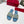 Vlogo embellished leather-trimmed raffia slides baby blue
