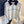 Celine 25 Polo Long Sleeves Shirt White Silk Cotton