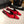 BABYLONE SLINGBACK FLAT IN RED SILK