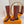 LV Beaubourg High Boot Brown Lychee-Patterned Cowhide
