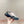 GG RHYTON TRAINER CHARCOAL AND WHITE CALFSKIN