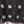 CC 25 Cardigan Black With Flowers Wool 293386