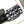 flap bag medium 25 black grey sequin silver hardware