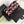 flap bag medium 25 black pink sequin silver hardware