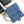 CC MINI 25 CLASSIC BAG IN BLUE COBALT DENIM