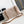 Flap Bag Small 23cm White Brown Sherling Lambskin Gold Hardware