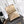 CC Coco Top Handle Bag 19cm Gold Metalic Quited Leather