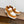 PRA CHOCOLATE BRUSHED LOAFERS WHITE AND BRONZE CALFSKIN