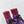 CC Sneaker 30mm Purple Red Suede And Wool