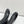 CC Big Bow Chunky Long Boots 80mm Black Cowhide 427064