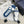 LV Trainer Sneaker Blue White Denim Cowhide 611152