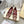 VT 26s Mary Jane Ballet Flats Beige Burgundy Lambskin 611368