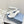 Prada 26s Mules White Mesh Leather 726970