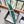 CC Belt 3cm Teal Green Sliver Embossed Crocodile Pattern Leather 202812