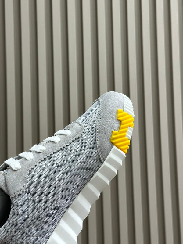 BOUNCING SNEAKERS LIGHT GRAY CALFSKIN