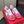 Upvillage Trainer In Dark Pink Mix Pink Suede With Laminated Calfskin 992729